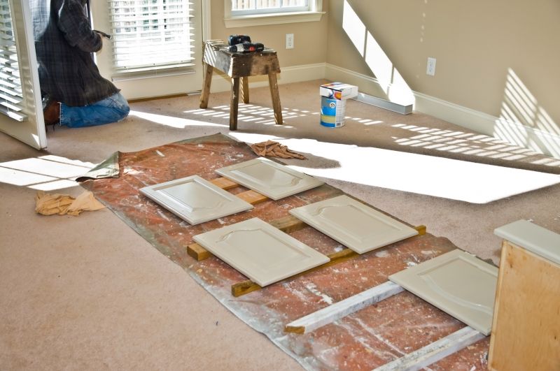 Refinishing Cabinets in Spring